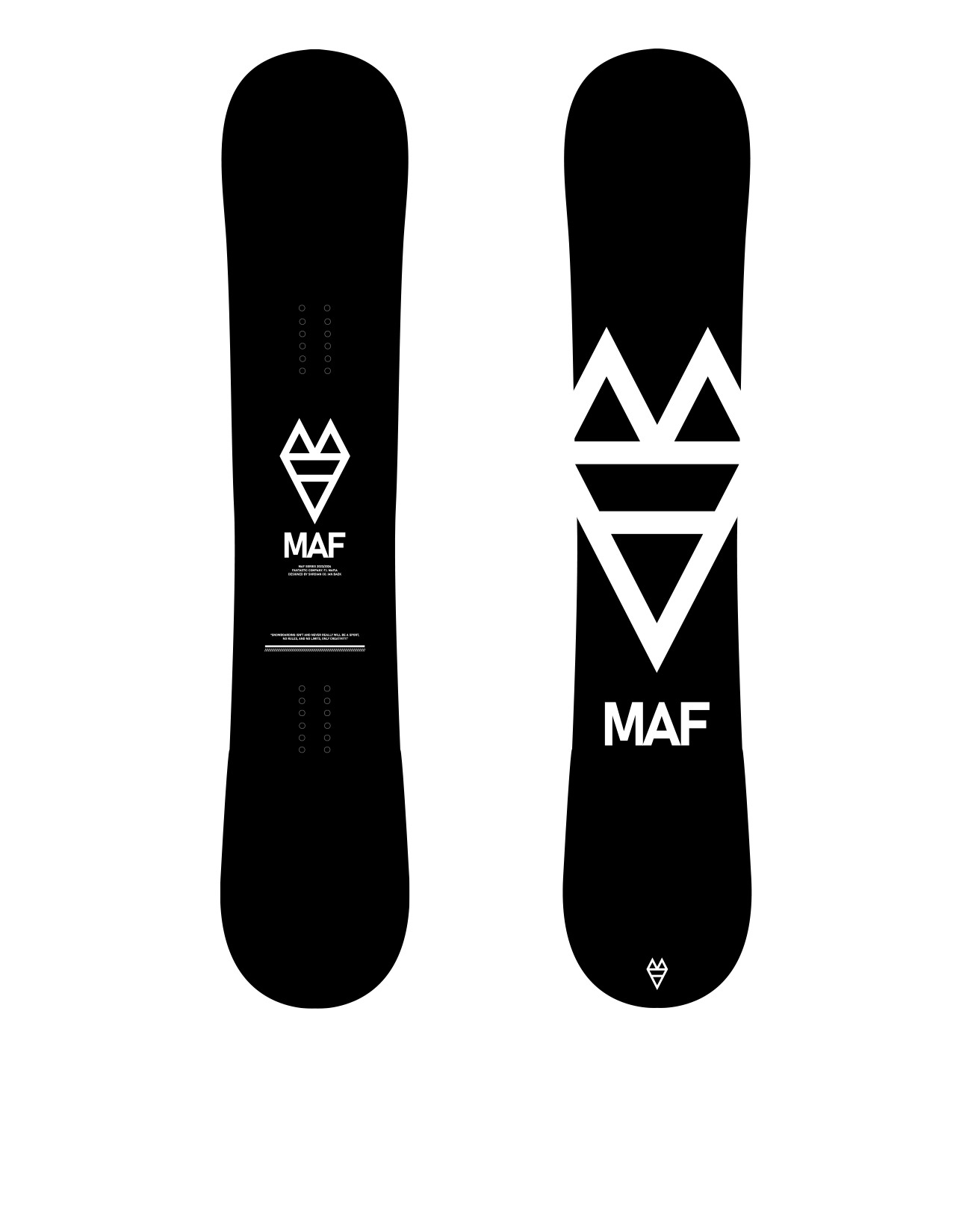 2324 MAF SERIES SNOWBOARD (BLACK), F.I.MAFIA, FIMAFIA, SNOWBOARD, 스노우보드